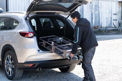 男性1人で車への乗せ下ろしが可能