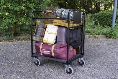 大量のキャンプ用品をラクラク運搬