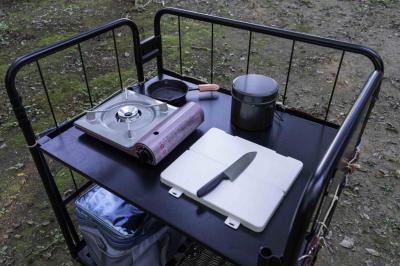 簡易的な調理台としても活用可能