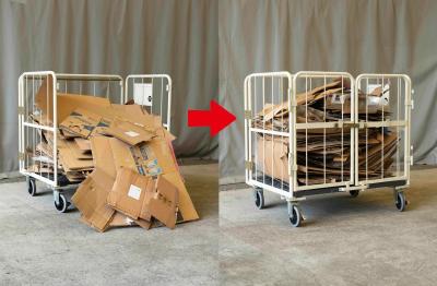 観音扉で荷崩れをバッチリ防止