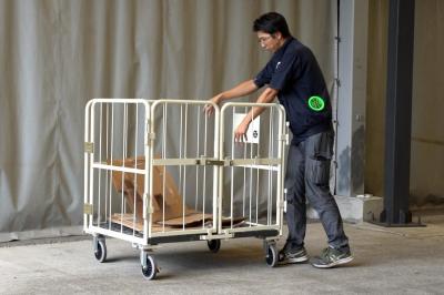 扉を閉めて積み込みラクラク