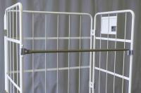 【受注生産品】俺のカゴ台車　アイボリー　W1100×D800×H1700　連結モデル（連結カゴ台車）【1ロット30台～】