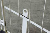 【受注生産品】俺のカゴ台車　アイボリー　W1100×D800×H1700　連結モデル（連結カゴ台車）【1ロット30台～】