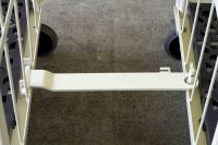 【受注生産品】俺のカゴ台車　アイボリー　W1100×D800×H1700　連結モデル（連結カゴ台車）【1ロット30台～】