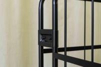 【販売終了】【新品】俺のカゴ台車　ブラック　W1100×D800×H1700　両面折りたたみ式【在庫限定品】