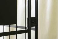 【販売終了】【新品】俺のカゴ台車　ブラック　W1100×D800×H1700　両面折りたたみ式【在庫限定品】