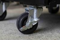 【販売終了】【新品】天使のカゴ台車mini　ブラック　W710×D480×H850　耐荷重200kg　両面折りたたみ式【軽量・超小型カゴ台車】【数量限定】