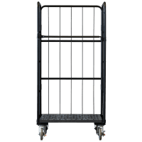 【新品】俺のカゴ台車　ブラック　W850×D650×H1700