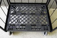 【新品】俺のカゴ台車　ブラック　W850×D650×H1700