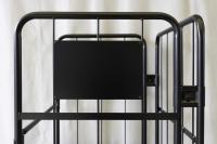 【新品】俺のカゴ台車　ブラック　W850×D650×H1700