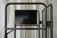 【新品】俺のカゴ台車　ブラック　W850×D650×H1700