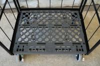 【新品】俺のカゴ台車　ブラック　W850×D650×H1700