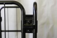 【新品】天使のカゴ台車mini Light　ブラック　W710×D480×H850　アルミ製　耐荷重200kg　両面折りたたみ式【軽量・超小型カゴ台車】【数量限定】