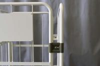 【販売終了】【新品】天使のカゴ台車　アイボリー　W850×D650×H1100　観音扉付き【軽量・小型カゴ台車】