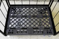 【新品】俺のカゴ台車　ブラック　W850×D650×H1700　タフキャスター仕様