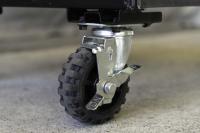 【新品】俺のカゴ台車　ブラック　W850×D650×H1700　タフキャスター仕様