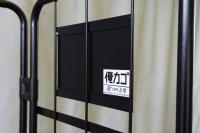 【新品】俺のカゴ台車　ブラック　W850×D650×H1700　タフキャスター仕様