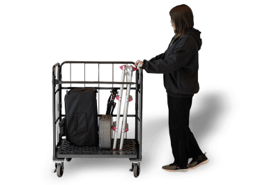 視界を遮らないから安全