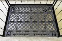 【新品】俺のカゴ台車　ブラック　W1100×D800×H1700