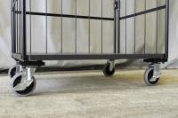 【新品】俺のカゴ台車　ブラック　W1100×D800×H1700