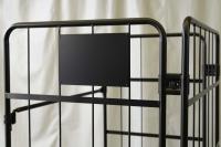 【新品】俺のカゴ台車　ブラック　W1100×D800×H1700