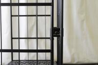 【新品】俺のカゴ台車　ブラック　W1100×D800×H1700