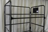 【新品】俺のカゴ台車　ブラック　W1100×D800×H1700　タフキャスター仕様