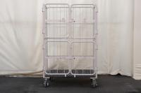 【新品】俺のカゴ台車　ベージュ　W1100×D800×H1700　上下観音扉付き【業界初の規格！】