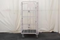 【新品】俺のカゴ台車　ベージュ　W1100×D800×H1700　上下観音扉付き【業界初の規格！】