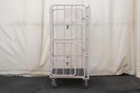 【新品】俺のカゴ台車　ベージュ　W1100×D800×H1700　上下観音扉付き【業界初の規格！】