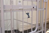 【新品】俺のカゴ台車　ベージュ　W1100×D800×H1700　上下観音扉付き【業界初の規格！】