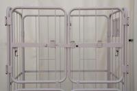 【新品】俺のカゴ台車　ベージュ　W1100×D800×H1700　上下観音扉付き【業界初の規格！】