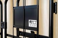 【新品】俺のカゴ台車　ブラック　W850×D650×H1700　上下観音扉付き【業界初の規格！】