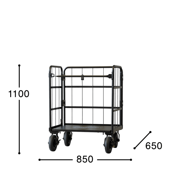 決算セール品】【新品】 クロウディ ブラック W850×D650×H1100