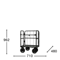 【新品】 クロウディ mini ブラック W710×D480×H962