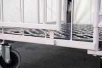 【新品】天使のカゴ台車BIG　ベージュ　W1100×D800×H1100　観音扉付き【軽量・小型カゴ台車】