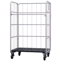 【販売終了】【お買い得品】【新品】俺のカゴ台車　アイボリー　W1100×D800×H1700