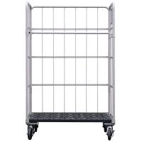 【販売終了】【お買い得品】【新品】俺のカゴ台車　アイボリー　W1100×D800×H1700