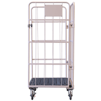 【新品】俺のカゴ台車　ベージュ　W1100×D800×H1700