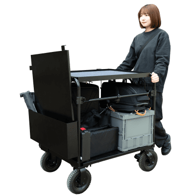 機材の運搬に最適