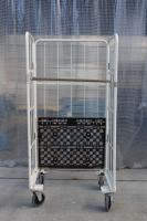 【販売終了】【中古】俺のカゴ台車　W850×D650×H1700【引取限定商品】