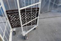 【販売終了】【中古】俺のカゴ台車　W850×D650×H1700【引取限定商品】