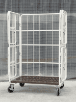 【販売終了】【中古】俺のカゴ台車　上下観音扉付き　W1100×D800×H1700【限定1台】