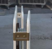 【販売終了】【美品中古】天使のカゴ台車 パタメル　W850×D650×H1100　両面パタパタ折りたたみ式【背の低いカゴ台車】【限定1台】