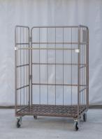 【販売終了】【中古】俺のカゴ台車 パタメル　W1100×D800×H1700　両面パタパタ折りたたみ式