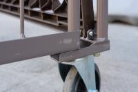 【販売終了】【中古】俺のカゴ台車 パタメル　W1100×D800×H1700　両面パタパタ折りたたみ式