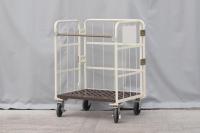 【販売終了】【中古 】天使のカゴ台車 パタメル　W850×D650×H1100　耐荷重500kg　両面パタパタ折りたたみ式【限定2台】