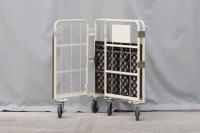 【販売終了】【中古 】天使のカゴ台車 パタメル　W850×D650×H1100　耐荷重500kg　両面パタパタ折りたたみ式【限定2台】