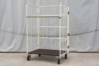 【販売終了】【中古】俺のカゴ台車G-spec　アイボリー　W1100×D800×H1700【レンタル使用品】