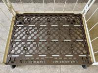 【販売終了】【中古】俺のカゴ台車G-spec　アイボリー　W1100×D800×H1700【レンタル使用品】